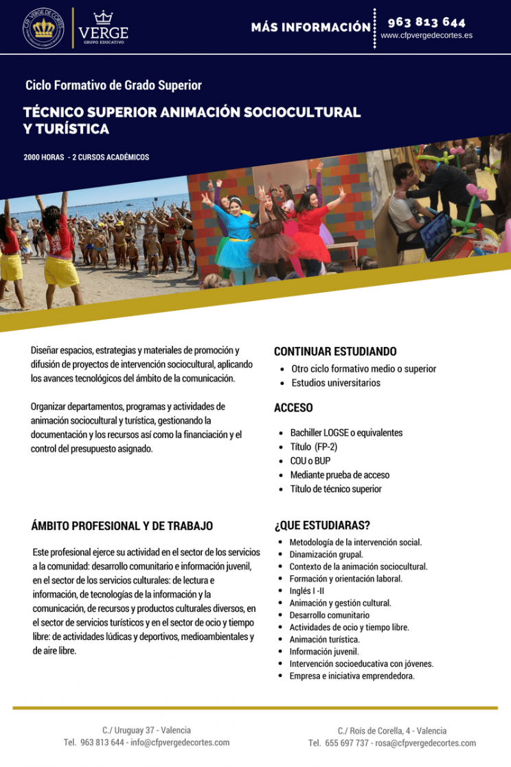 Animación Sociocultural y turística